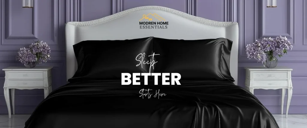 Best microfiber bed sheets on neatly made bed with soft lighting
